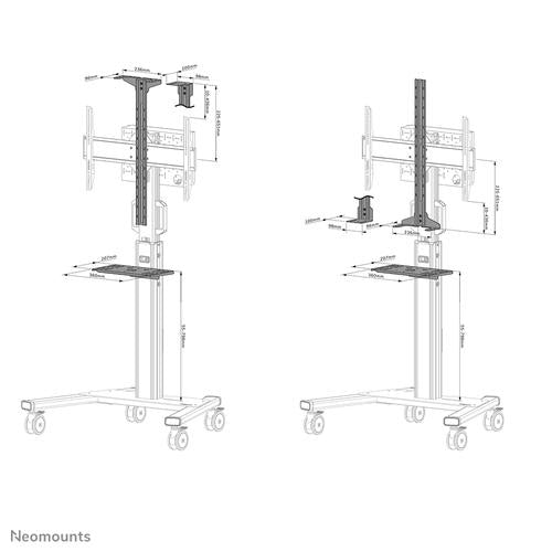 Neomounts zestaw videobar i multimedia Select AFLS-825WH1