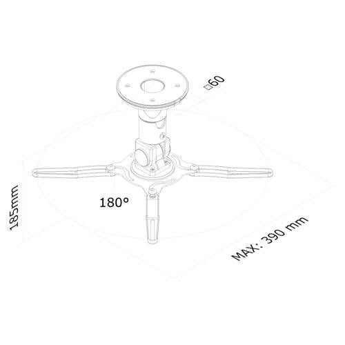 Neomounts BEAMER-C50 uchwyt sufitowy do projektora