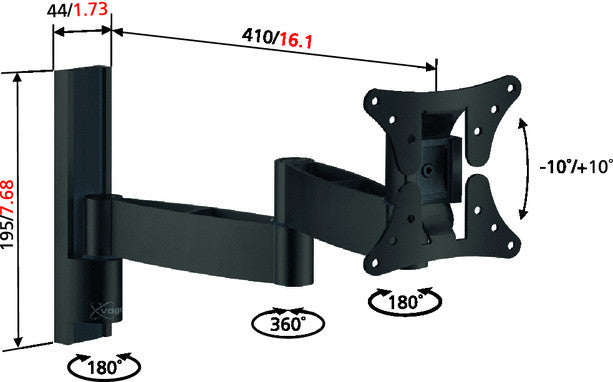 Vogels VFW 426 uchwyt ścienny do LCD/TFT