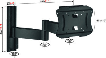 Vogels VFW 432 uchwyt ścienny do LCD/Plazma