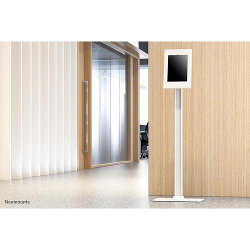 Neomounts pochylany i obrotowy stojak podłogowy na tablet Biały FL15-650WH1