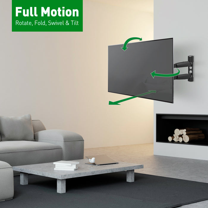 Barkan Mounts super długi uchwyt ścienny do TV | 13-65 cali | Uniwersalny | VESA 400x400
