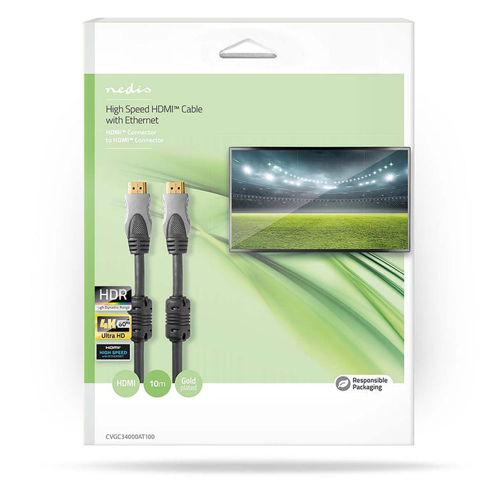 Luksusowy kabel HDMI High Speed z Ethernetem 10,0 metrów