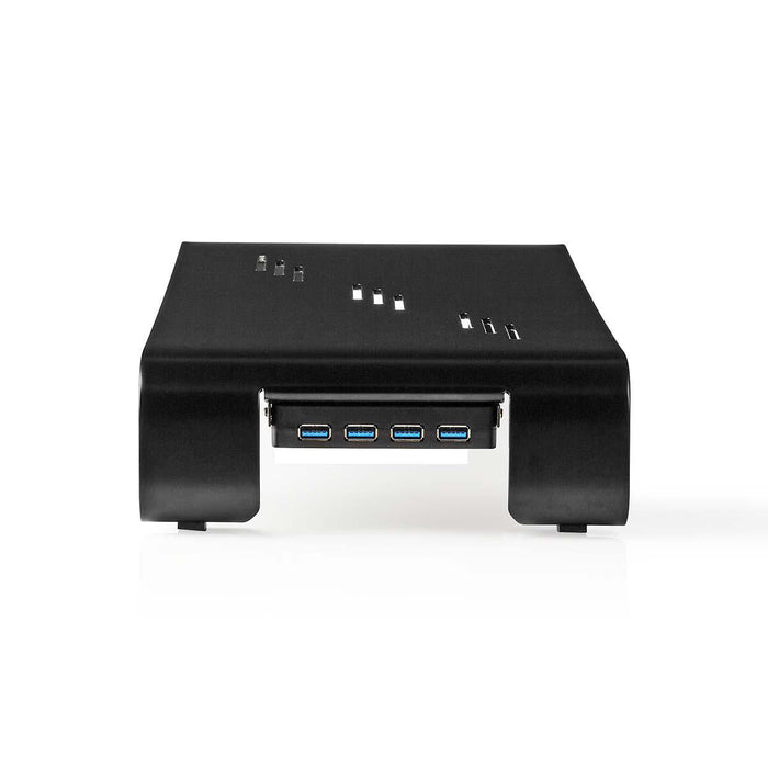 Ergonomiczna wielofunkcyjna podstawka | Hub USB 3.0 | 4 porty | Czarny