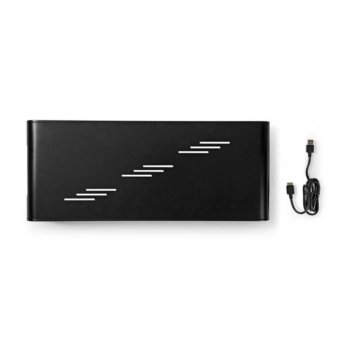 Ergonomiczna wielofunkcyjna podstawka | Hub USB 3.0 | 4 porty | Czarny