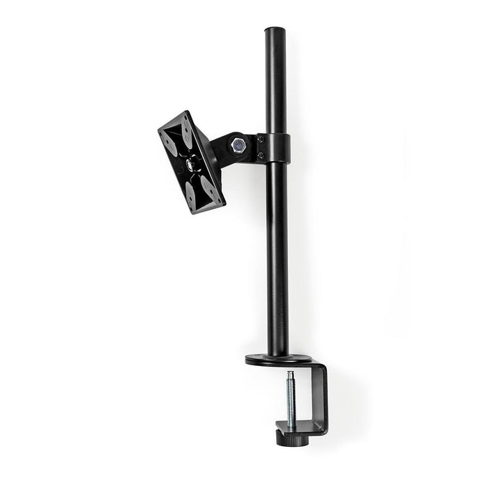 Ergonomiczny uchwyt na monitor | Jedno ramię monitora | Obracany i pochylany | Czarny