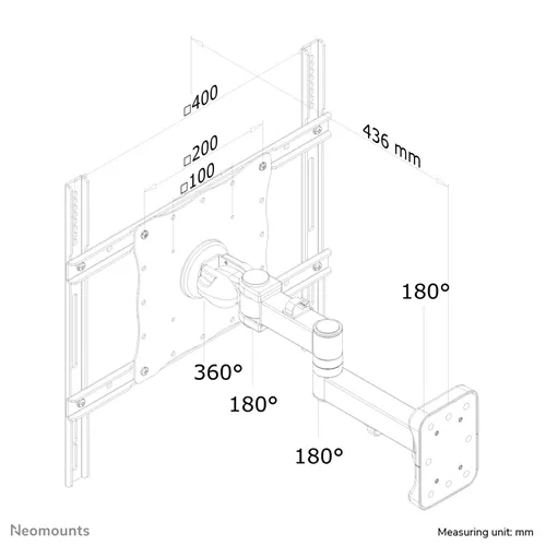 Uchwyt do telewizora Neomounts FPMA-W960