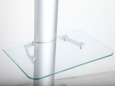 Wolff Mount Mobilna podstawa pod telewizor |Do 65 cali |Srebrna |Regulowana wysokość |Uniwersalna |VESA 600x400