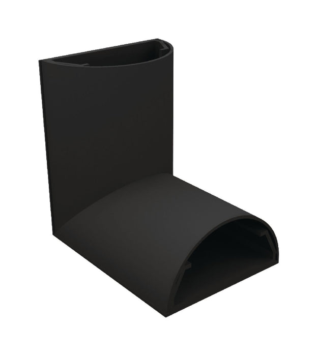 Kąt do korytka kablowego 90 stopni, szerokość: 50 mm (czarny)