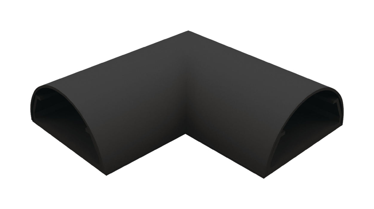 Kąt do korytka kablowego 90 stopni, szerokość: 33 mm (czarny)
