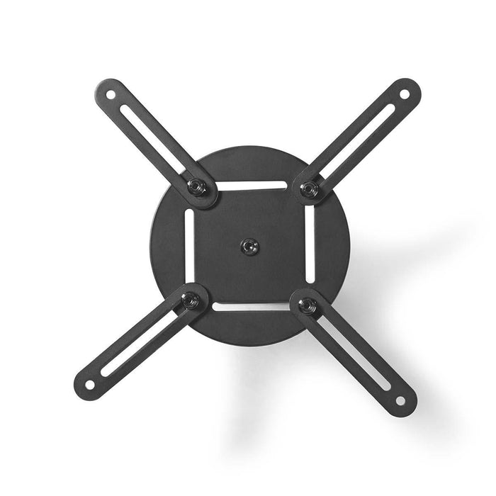 Uchwyt sufitowy do projektora | Obracany o 360° | Maks. 10 kg | Odległość od sufitu 130 mm | Czarny