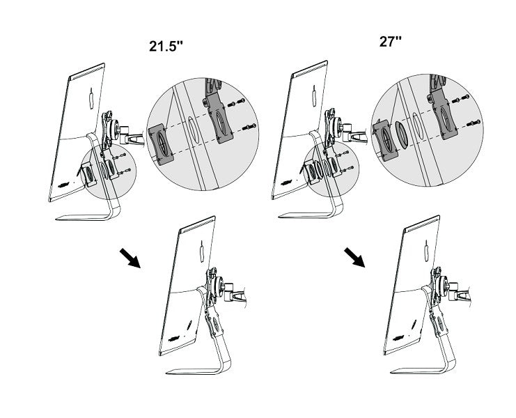 Neomounts Apple FPMA-VESAMAC2127 iMac adapter VESA