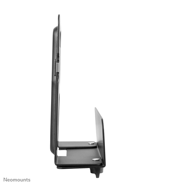 Neomounts AWL-450BL to uniwersalny, regulowany w głębokości (4,7-7,6 cm) uchwyt na odtwarzacz multimedialny - Czarny