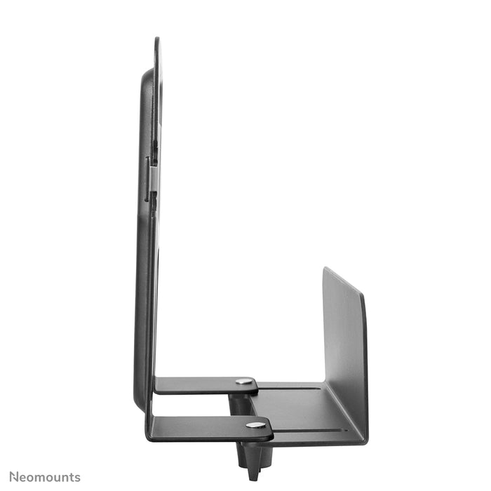 Neomounts AWL-450BL to uniwersalny, regulowany w głębokości (4,7-7,6 cm) uchwyt na odtwarzacz multimedialny - Czarny