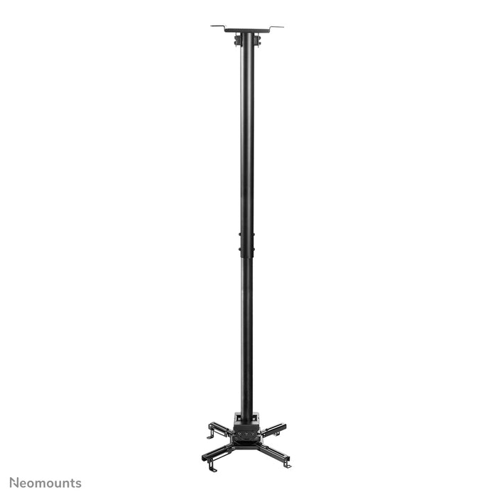 Neomounts CL25-550BL1 uniwersalny sufitowy uchwyt do projektora, regulowana wysokość (74,5-114,5 cm) - czarny