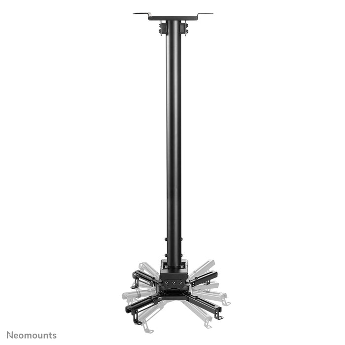 Neomounts CL25-550BL1 uniwersalny sufitowy uchwyt do projektora, regulowana wysokość (74,5-114,5 cm) - czarny