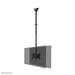 Neomounts CL35-340BL22 Dual monitor/TV-beugel plafond 23-43" - h 106-156 cm – productaanzicht