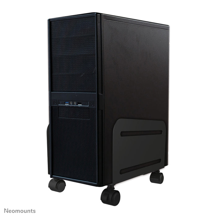 Neomounts CPU-M100 czarny to mobilny uchwyt na PC.
