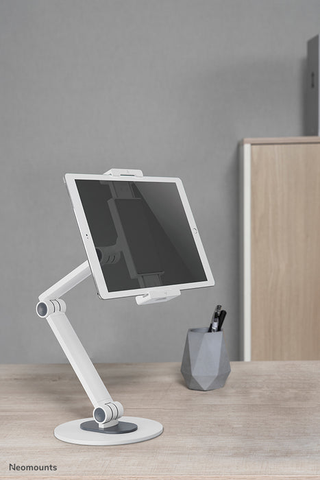 Neomounts DS15-550WH1 uniwersalna podstawka na tablet 4,7-12,9 cala - tablety - Biała