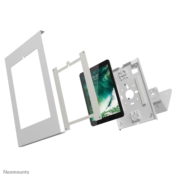 Neomounts DS15-630WH1 obrotowy uchwyt na tablet na blat stołu/ścianę dla tabletów 9,7-11 cali - Biały