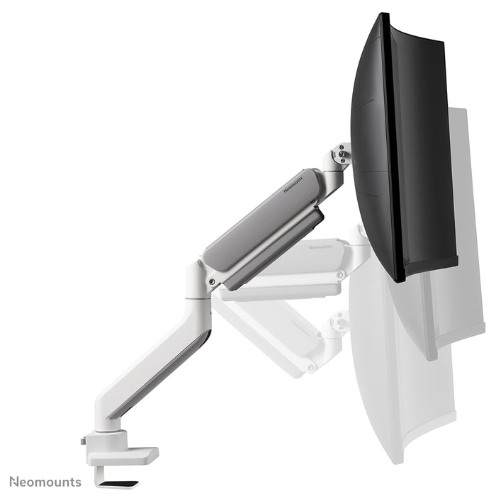Neomounts DS70-450WH1 pełen zakres ruchu biurkowy uchwyt na monitor dla ekranów 17-42 cali - Biały
