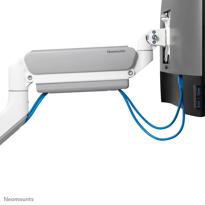Neomounts DS70-450WH1 pełen zakres ruchu biurkowy uchwyt na monitor dla ekranów 17-42 cali - Biały