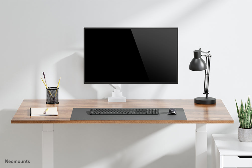 Neomounts DS70-450WH1 pełen zakres ruchu biurkowy uchwyt na monitor dla ekranów 17-42 cali - Biały