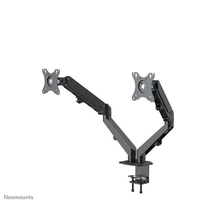 Neomounts DS70-700BL2 pełen zakres ruchu biurkowy uchwyt na monitor dla ekranów 17-27 cali - Czarny