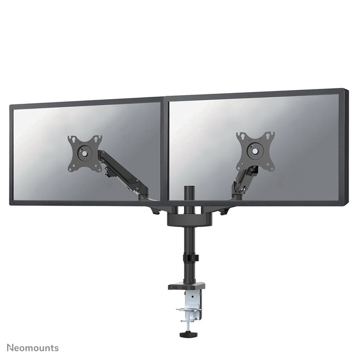 Neomounts DS70-750BL2 pełen zakres ruchu biurkowy uchwyt na monitor dla ekranów 17-27 cali - Czarny