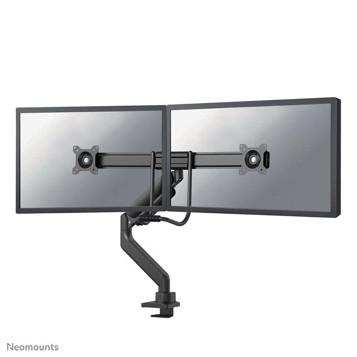Neomounts DS75-450BL2 pełen zakres ruchu biurkowy uchwyt na monitor dla ekranów 17-32 cali - Czarny