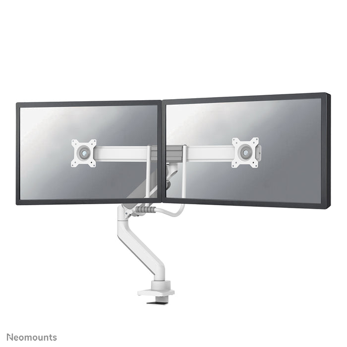 Neomounts DS75-450BL2 pełen zakres ruchu biurkowy uchwyt na monitor dla ekranów 17-32 cali - Biały