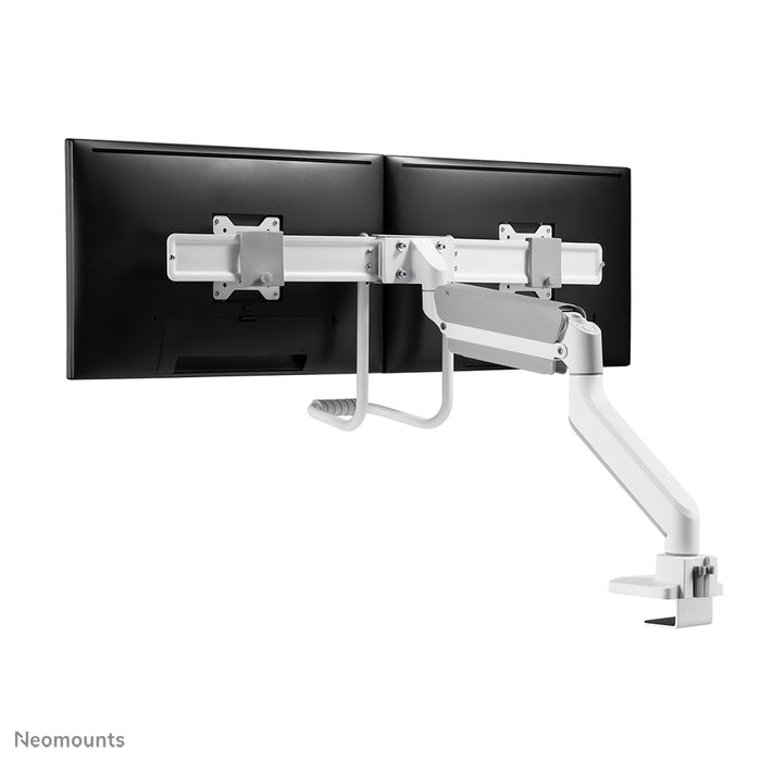 Neomounts DS75-450BL2 pełen zakres ruchu biurkowy uchwyt na monitor dla ekranów 17-32 cali - Biały