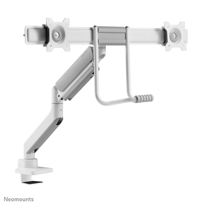 Neomounts DS75-450BL2 pełen zakres ruchu biurkowy uchwyt na monitor dla ekranów 17-32 cali - Biały