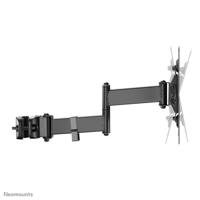 Neomounts FL40-450BL12 pełen zakres ruchu stojak TV na słup (Ø28-50 mm) dla ekranów 23-42 cali - Czarny