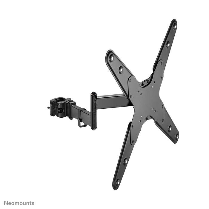 Neomounts FL40-450BL14 pełen zakres ruchu stojak TV na słup (Ø28-50 mm) dla ekranów 32-55 cali - Czarny