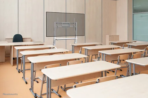 Mobilny stojak podłogowy Neomounts FL50-525WH1 | Pasuje do ekranów 55-86" | Biały