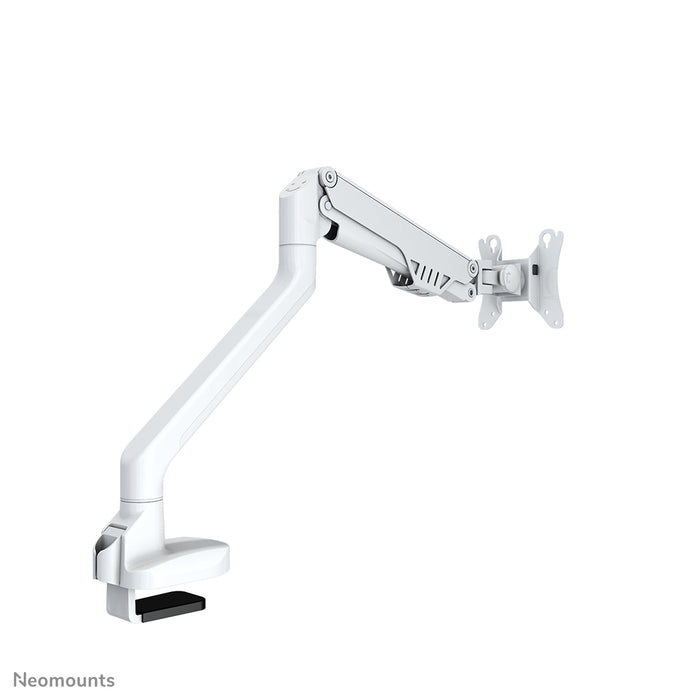 Neomounts FPMA-D750 biały to uchwyt biurkowy z siłownikiem gazowym do ekranów płaskich do 32 cali (81 cm).