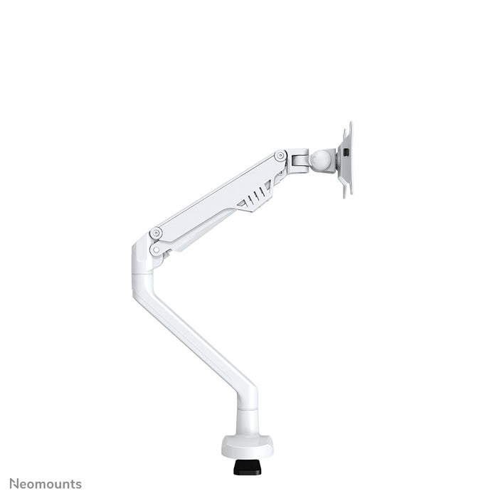 Neomounts FPMA-D750 biały to uchwyt biurkowy z siłownikiem gazowym do ekranów płaskich do 32 cali (81 cm).