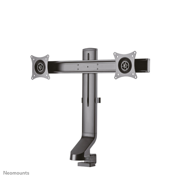 Neomounts FPMA-D860D czarny to uchwyt biurkowy na dwa monitory do 27 cali (69 cm).