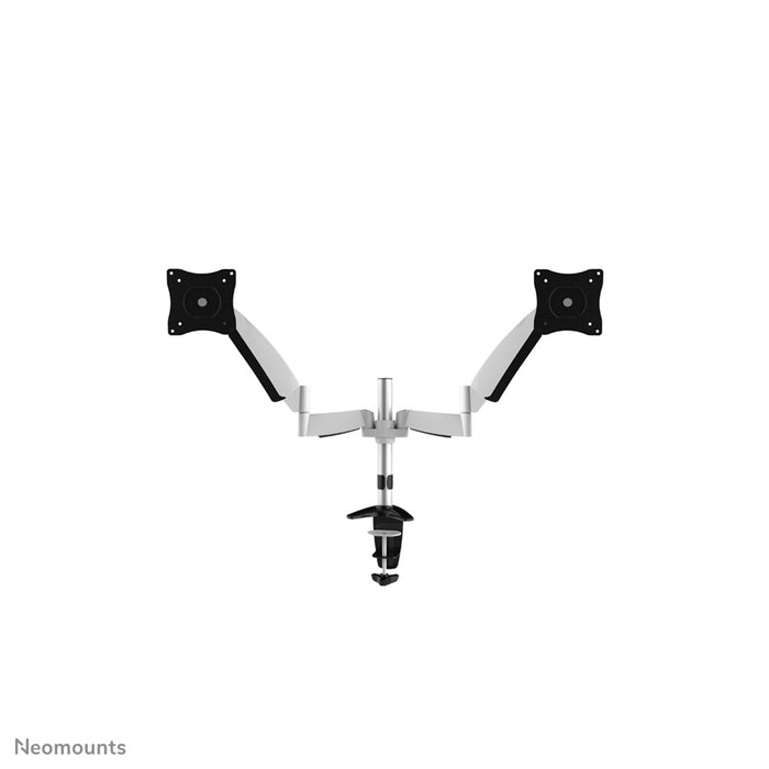 Neomounts FPMA-D950D to uchwyt biurkowy z siłownikiem gazowym do ekranów płaskich do 27 cali (69 cm).