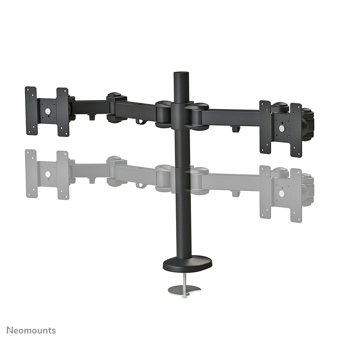 Neomounts FPMA-D960DG to uchwyt biurkowy na 2 ekrany płaskie do 27 cali (69 cm).