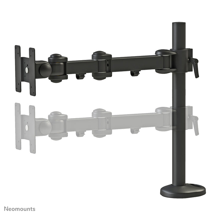 Neomounts FPMA-D960G to uchwyt biurkowy z 3 punktami obrotu do ekranów płaskich do 30 cali (76 cm).