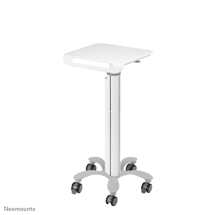 Neomounts MED-M050 to mobilne stanowisko pracy na laptopa.