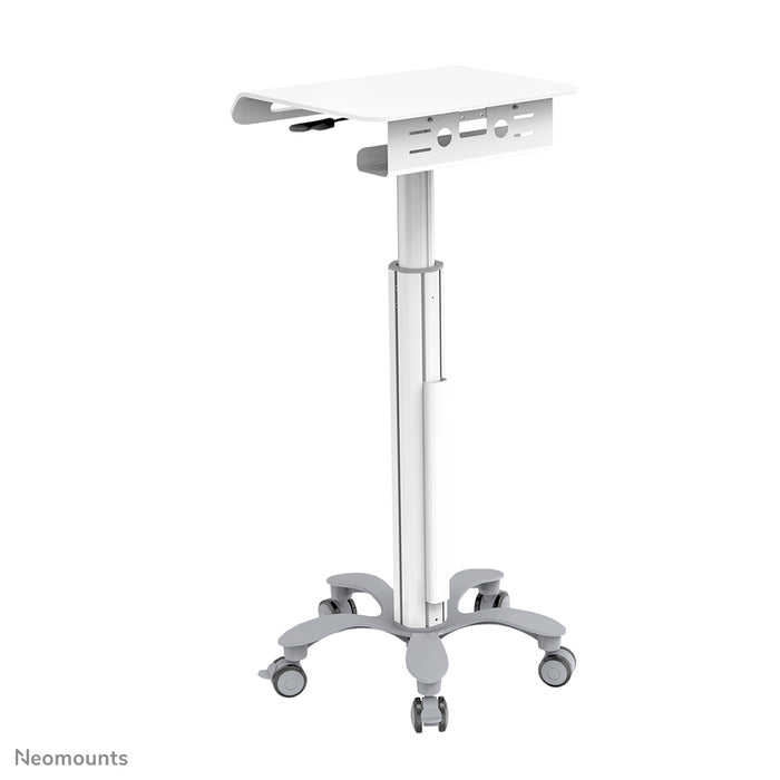 Neomounts MED-M050 to mobilne stanowisko pracy na laptopa.