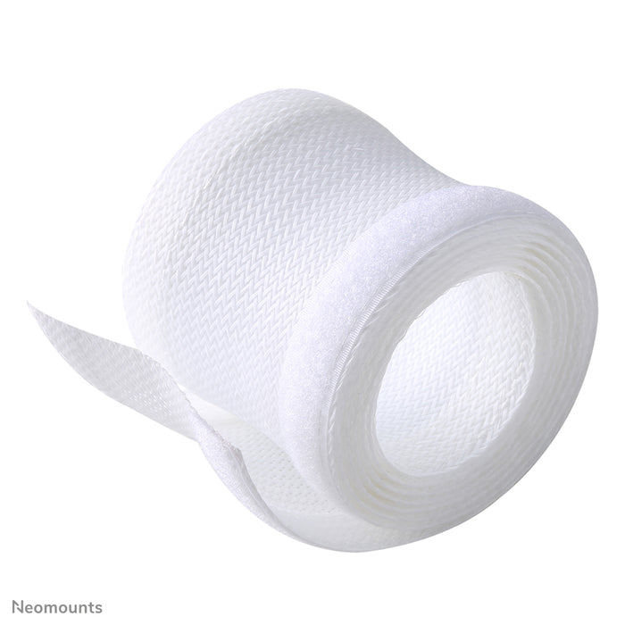 Neomounts NS-CS200 biały to elastyczna osłona na kable (Długość: 200 cm, Szerokość: 8,5 cm) - Biały