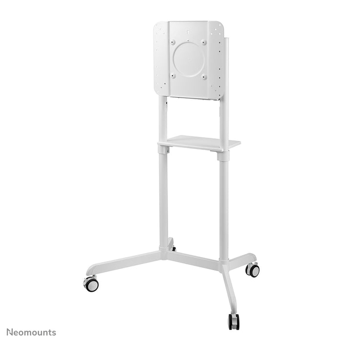 Neomounts NS-M1250 biały to mobilny mebel na ekrany płaskie do 70 cali (178 cm). W zestawie półka na laptopa - biały