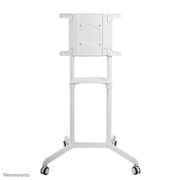 Neomounts NS-M1250 biały to mobilny mebel na ekrany płaskie do 70 cali (178 cm). W zestawie półka na laptopa - biały