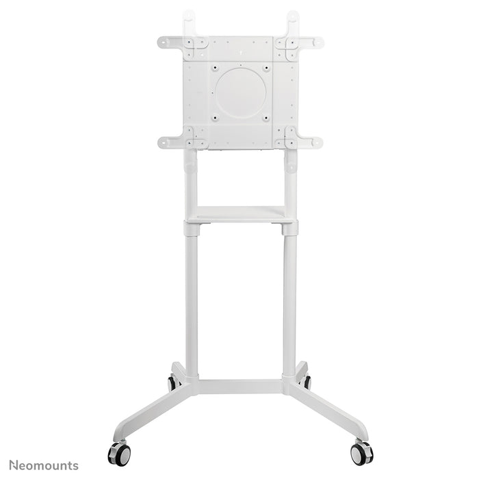 Neomounts NS-M1250 biały to mobilny mebel na ekrany płaskie do 70 cali (178 cm). W zestawie półka na laptopa - biały