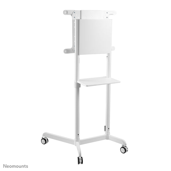 Neomounts NS-M1250 biały to mobilny mebel na ekrany płaskie do 70 cali (178 cm). W zestawie półka na laptopa - biały