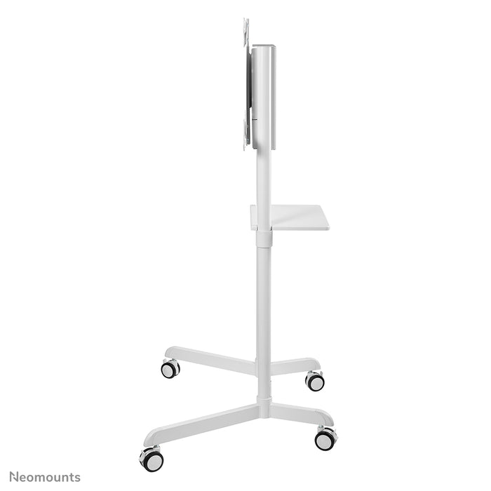 Neomounts NS-M1250 biały to mobilny mebel na ekrany płaskie do 70 cali (178 cm). W zestawie półka na laptopa - biały